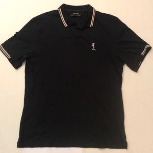 Religion Black Polo Sz L